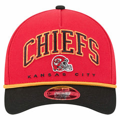 Kansas City Chiefs New Era Arch COOLERA 9FORTY A-Frame M-Crown Adjustable Hat - Red online