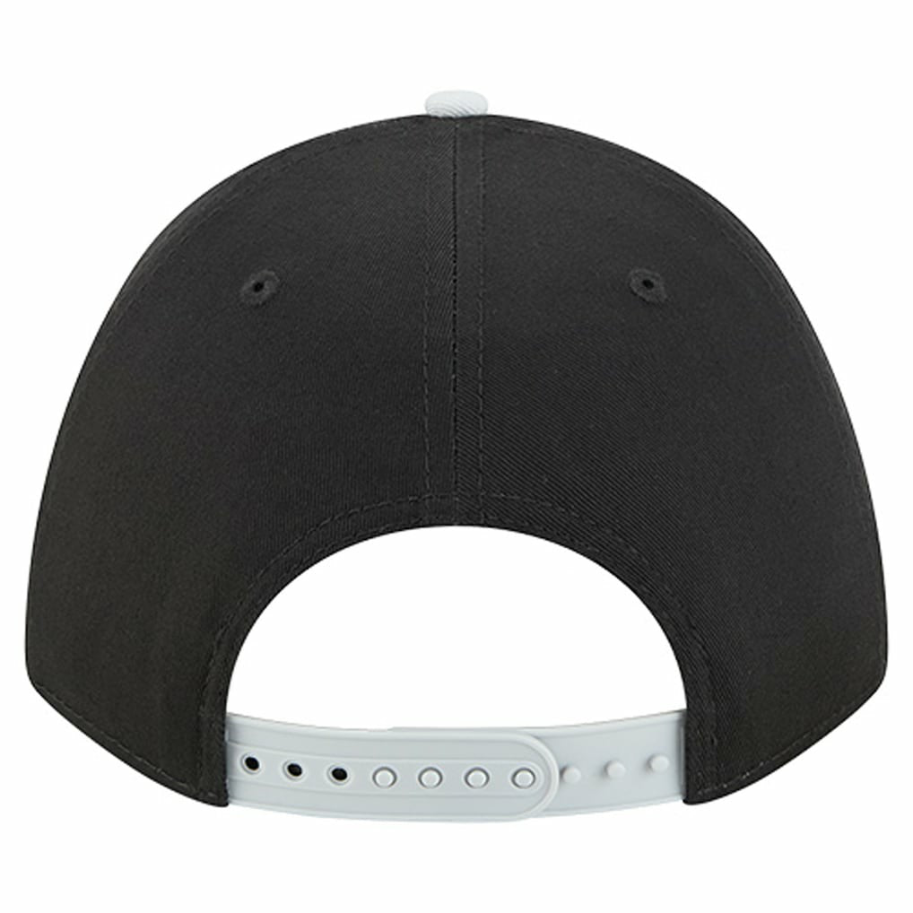 Las Vegas Raiders New Era Arch COOLERA 9FORTY A-Frame M-Crown Adjustable Hat - Black for sale