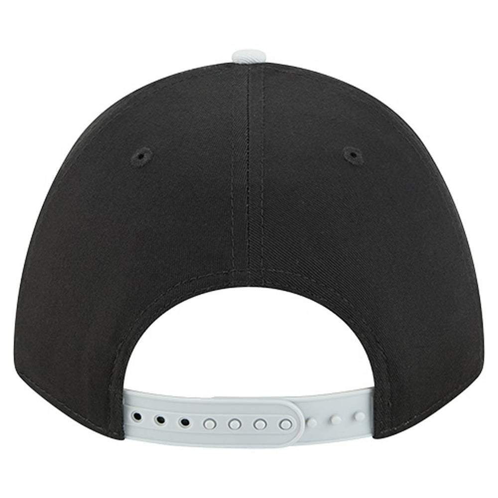 Las Vegas Raiders New Era Arch COOLERA 9FORTY A-Frame M-Crown Adjustable Hat - Black for sale