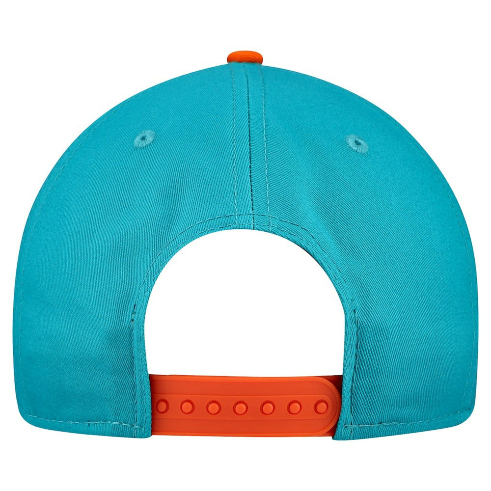 Miami Dolphins New Era Arch COOLERA 9FORTY A-Frame M-Crown Adjustable Hat - Aqua online