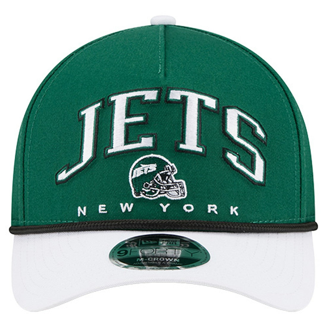 New York Jets New Era Arch COOLERA 9FORTY A-Frame M-Crown Adjustable Hat - Green outlet