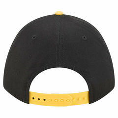 Pittsburgh Steelers New Era Arch COOLERA 9FORTY A-Frame M-Crown Adjustable Hat - Black discount