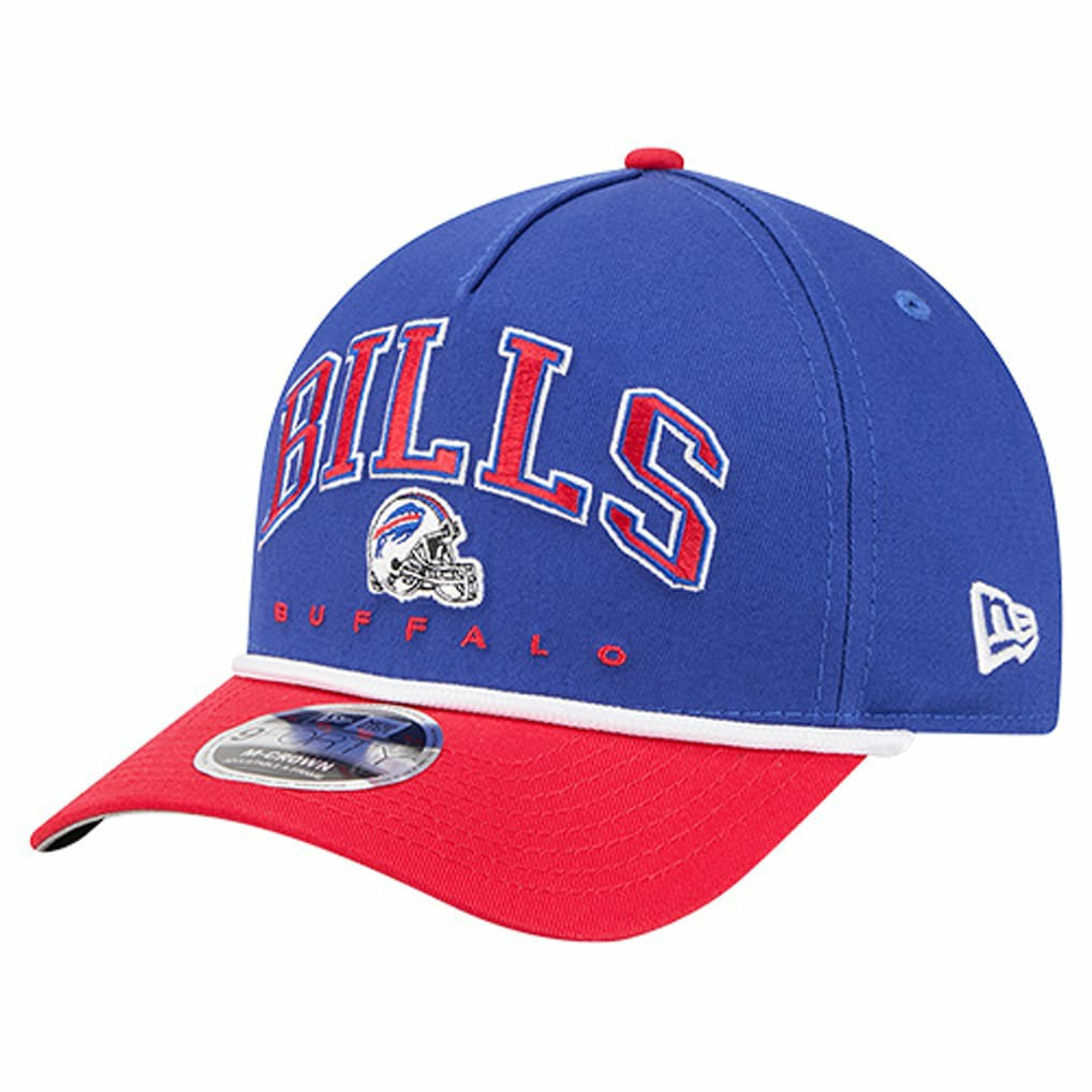 Buffalo Bills New Era Arch COOLERA 9FORTY A-Frame M-Crown Adjustable Hat - Royal for sale