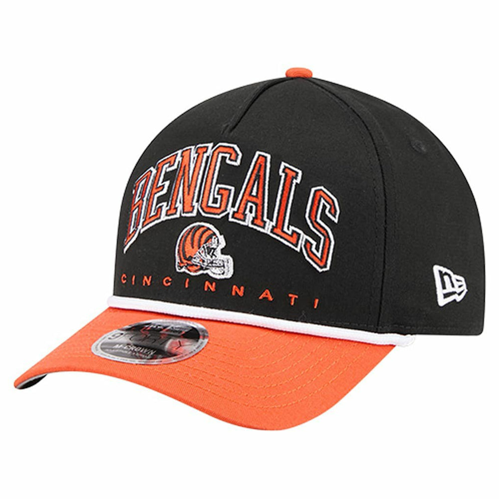 Cincinnati Bengals New Era Arch COOLERA 9FORTY A-Frame M-Crown Adjustable Hat - Black online