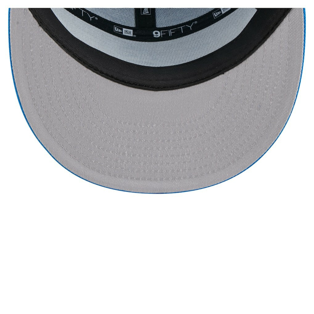 Detroit Lions New Era Outdoor Split Panel 9FIFTY Snapback Hat - Gray/Blue for sale