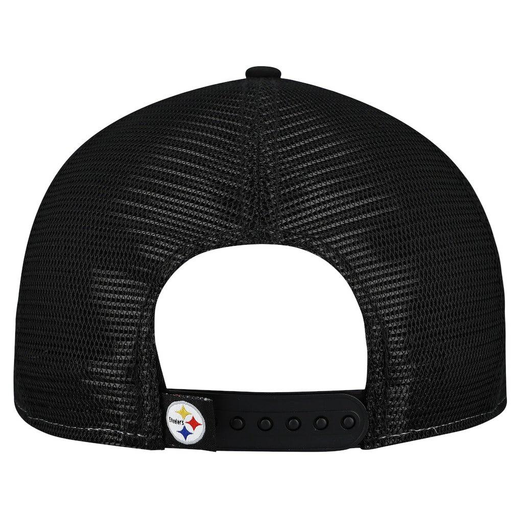 Pittsburgh Steelers New Era Outdoor Split Panel 9FIFTY Snapback Hat - Gold/Black outlet