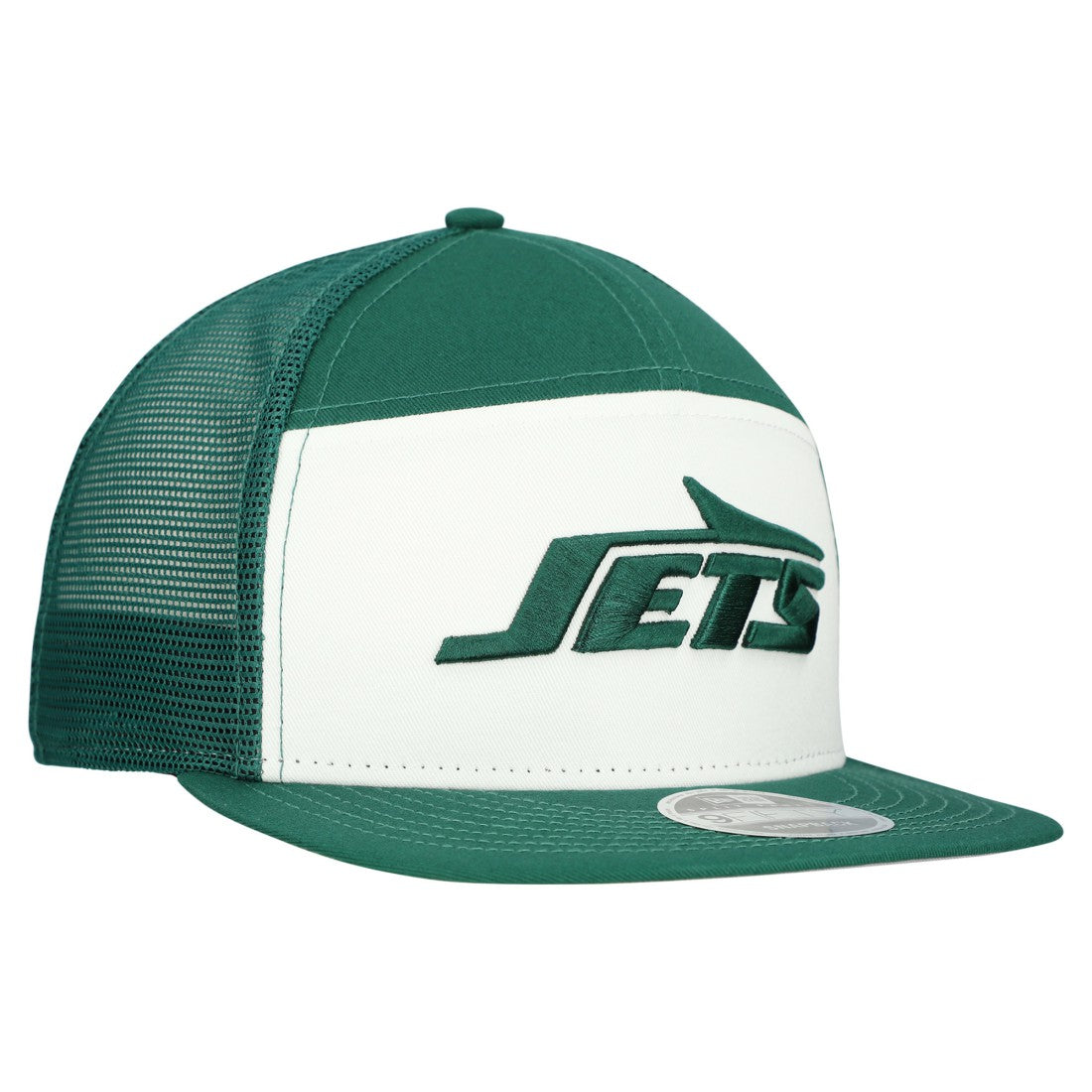 New York Jets New Era Outdoor Split Panel 9FIFTY Snapback Hat - White/Green outlet