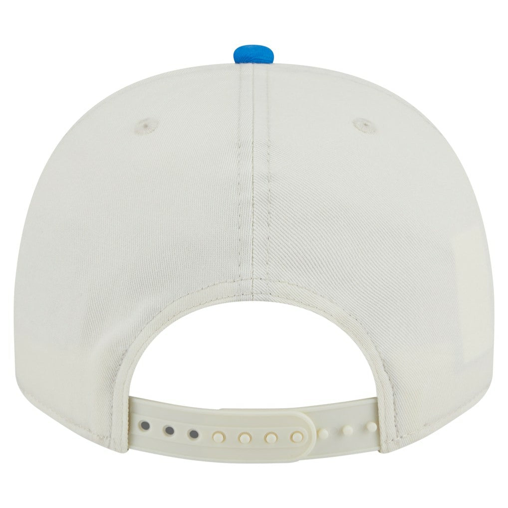 Detroit Lions New Era Chainstitch A-Frame 9FIFTY Adjustable Hat - Cream/Blue online