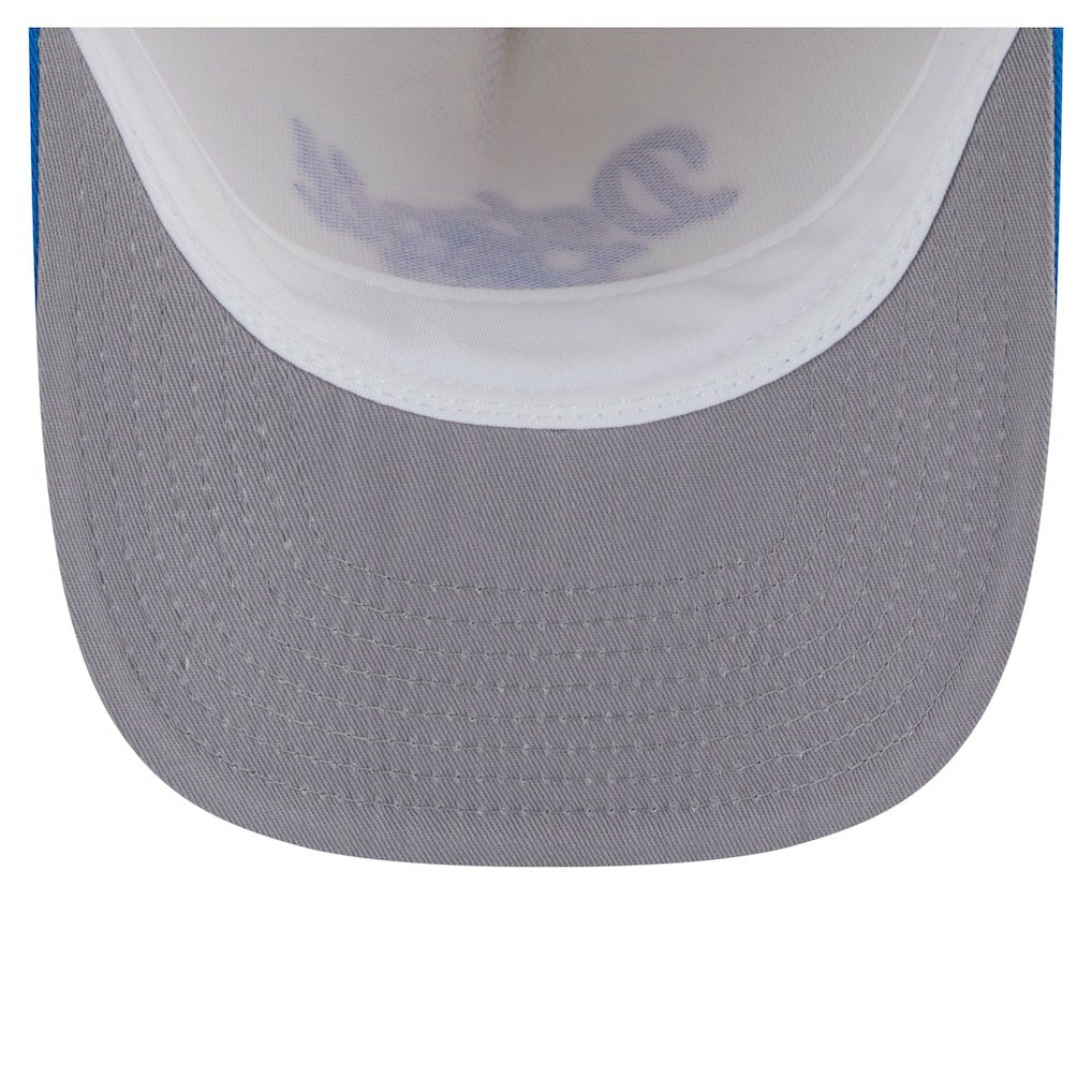 Detroit Lions New Era Chainstitch A-Frame 9FIFTY Adjustable Hat - Cream/Blue online