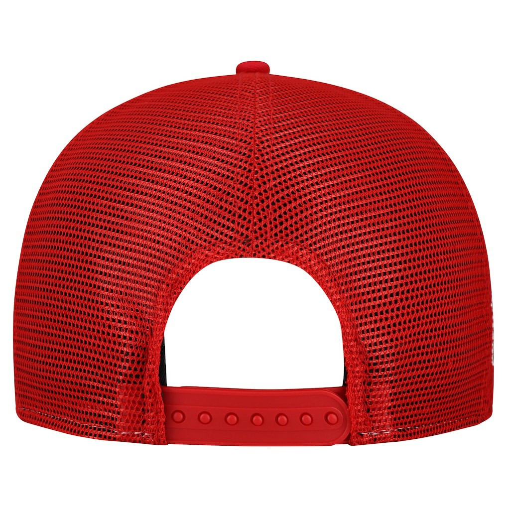 Kansas City Chiefs New Era Cutout A-Frame 9FIFTY Snapback Hat - Cream/Red cheap