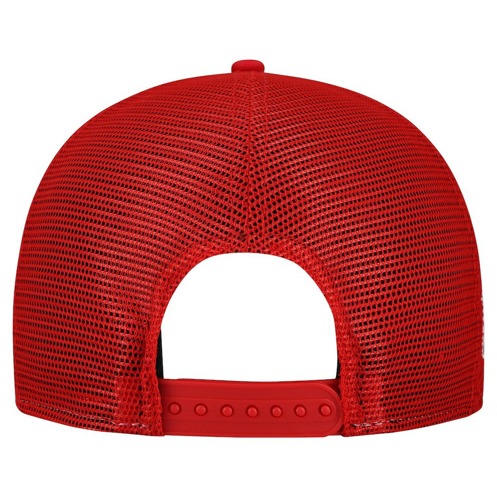 Kansas City Chiefs New Era Cutout A-Frame 9FIFTY Snapback Hat - Cream/Red cheap