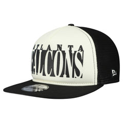 Atlanta Falcons New Era Cutout A-Frame 9FIFTY Snapback Hat - Cream/Black discount