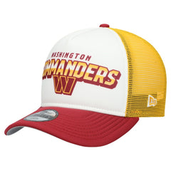 Washington Commanders New Era Youth Streak 9FORTY A-Frame Adjustable Hat - White/Burgundy outlet
