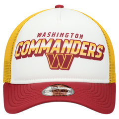 Washington Commanders New Era Youth Streak 9FORTY A-Frame Adjustable Hat - White/Burgundy outlet