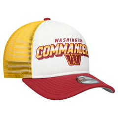 Washington Commanders New Era Youth Streak 9FORTY A-Frame Adjustable Hat - White/Burgundy outlet