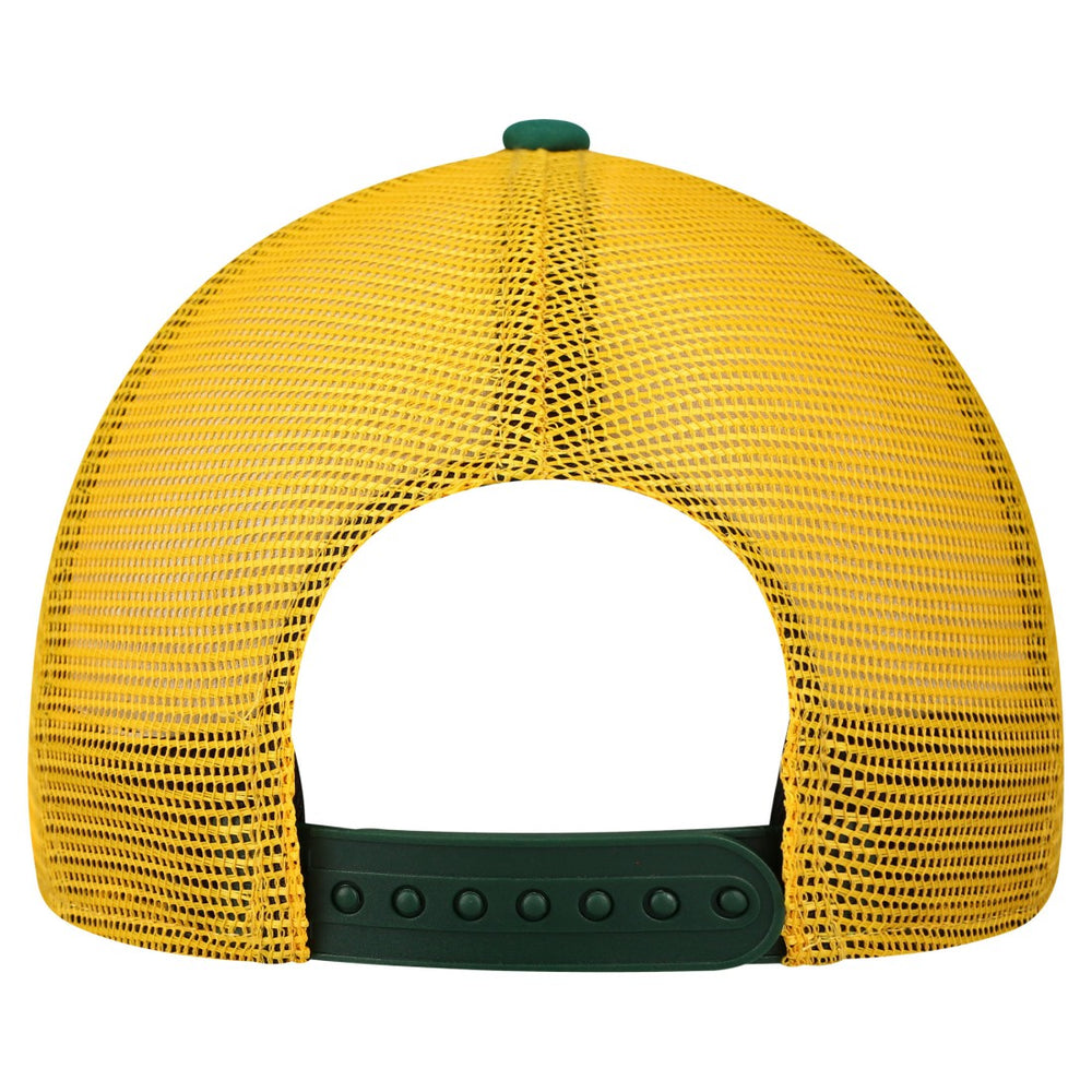 Green Bay Packers New Era Youth Streak 9FORTY A-Frame Adjustable Hat - White/Green outlet