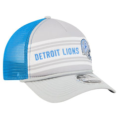 Detroit Lions New Era Linear A-Frame 9FORTY Adjustable Hat - Gray on sale