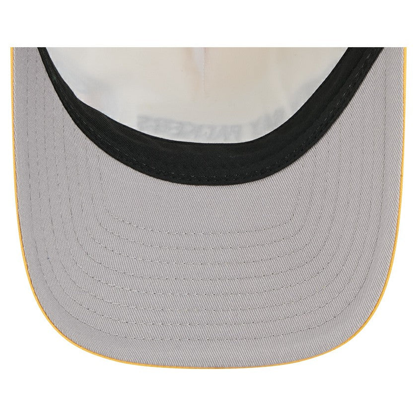 Green Bay Packers New Era Linear A-Frame 9FORTY Adjustable Hat - Gold discount