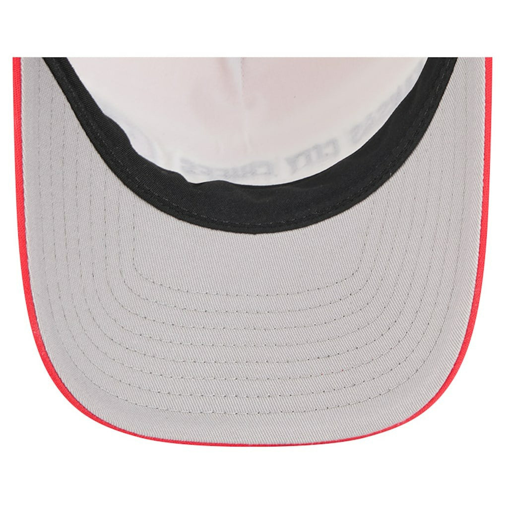 Kansas City Chiefs New Era Linear A-Frame 9FORTY Adjustable Hat - Red discount