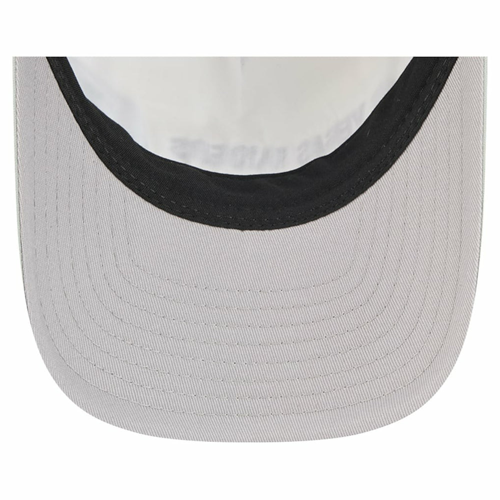 Las Vegas Raiders New Era Linear A-Frame 9FORTY Adjustable Hat - Silver discount