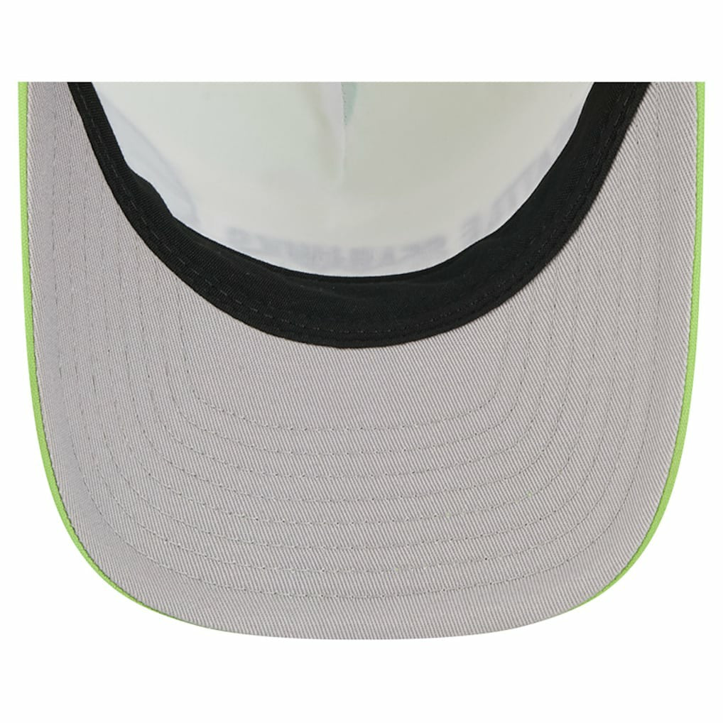Seattle Seahawks New Era Linear A-Frame 9FORTY Adjustable Hat - Neon Green discount