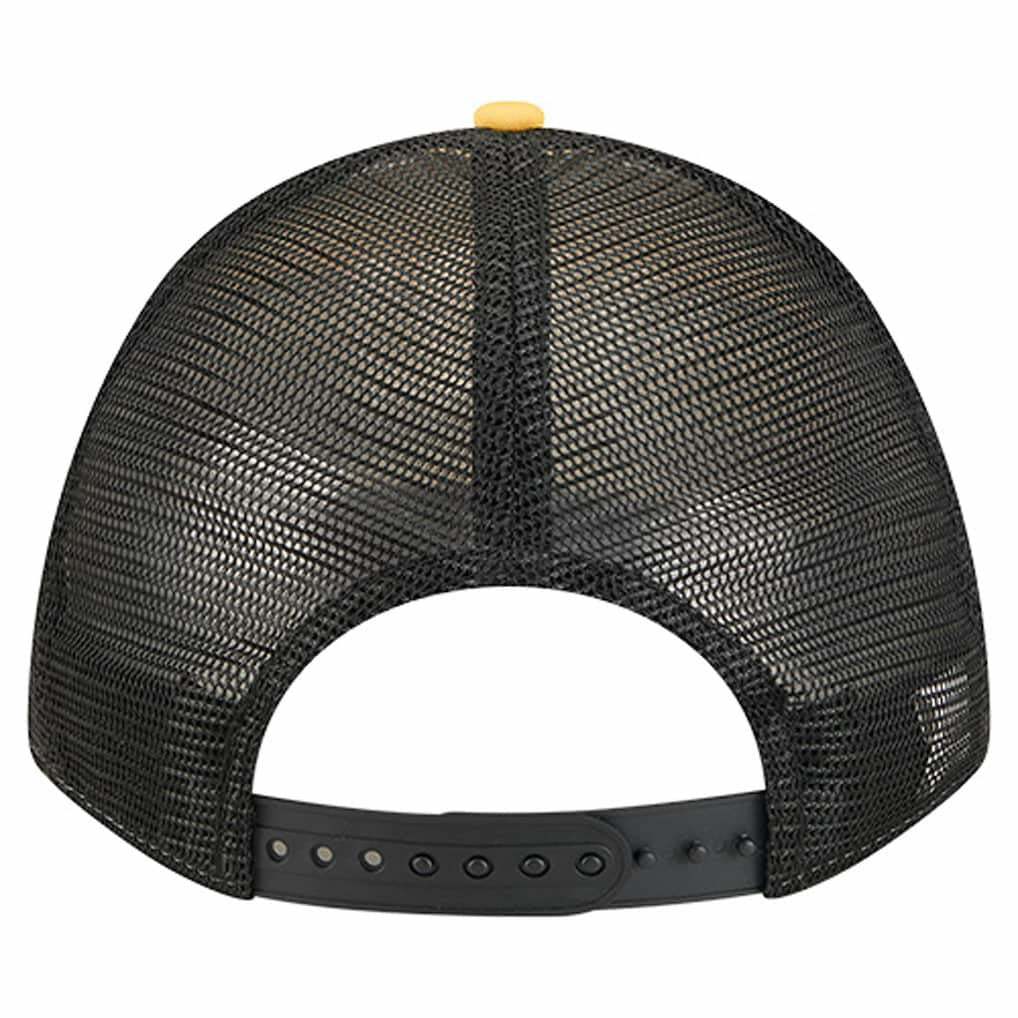 Pittsburgh Steelers New Era Linear A-Frame 9FORTY Adjustable Hat - Gold discount