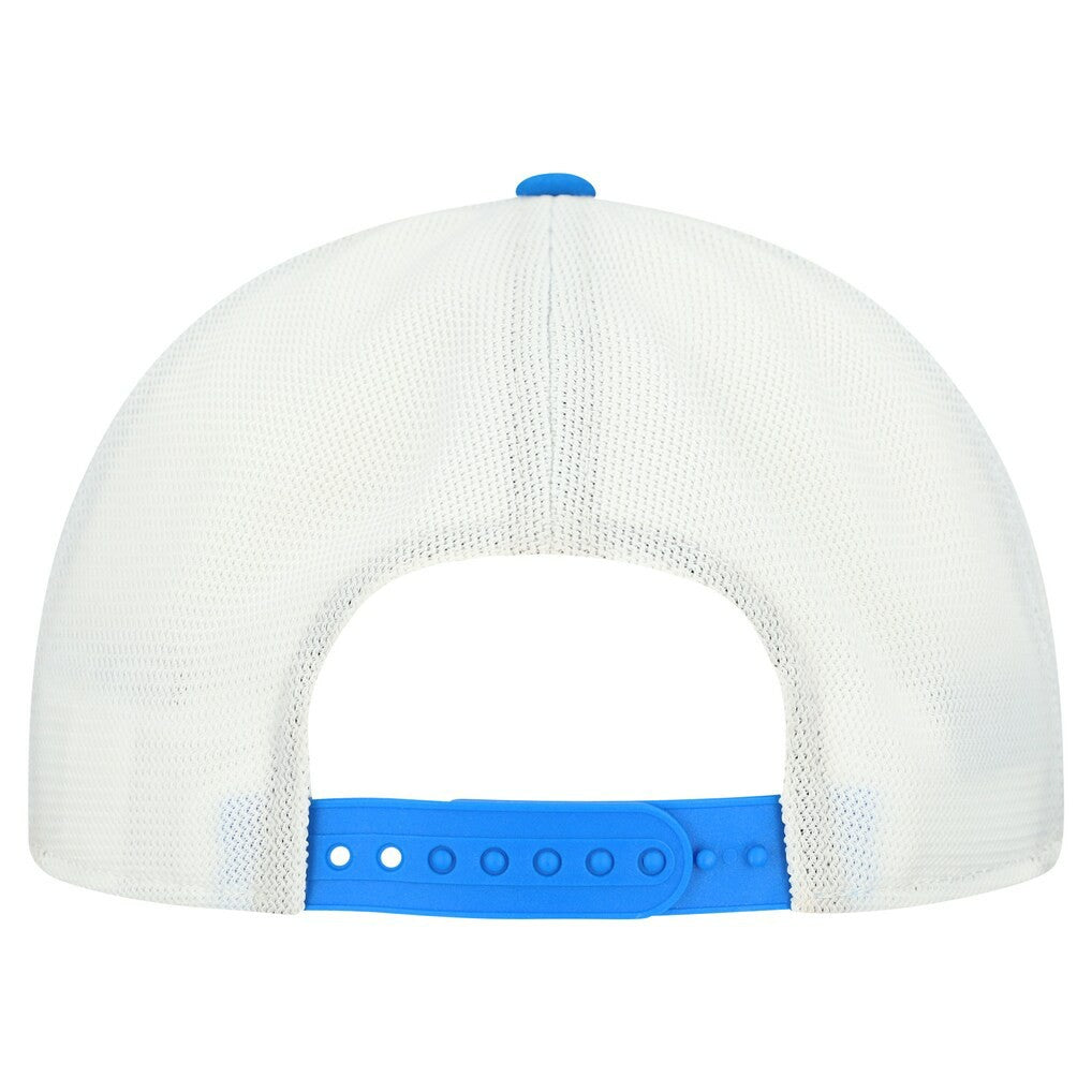 Los Angeles Chargers New Era Patch 19TWENTY Adjustable Hat - Powder Blue/White cheap
