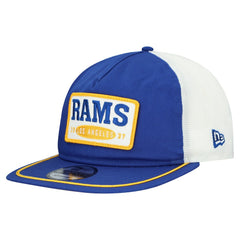 Los Angeles Rams New Era Patch 19TWENTY Adjustable Hat - Royal/White cheap