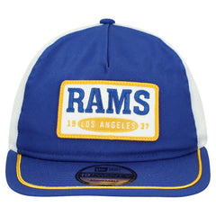 Los Angeles Rams New Era Patch 19TWENTY Adjustable Hat - Royal/White cheap