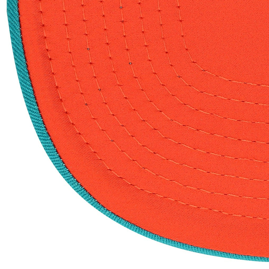 Miami Dolphins New Era Patch 19TWENTY Adjustable Hat - Aqua/White cheap