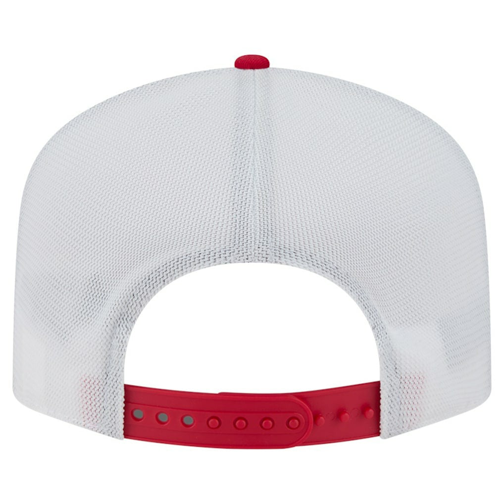 San Francisco 49ers New Era Patch 19TWENTY Adjustable Hat - Scarlet/White outlet