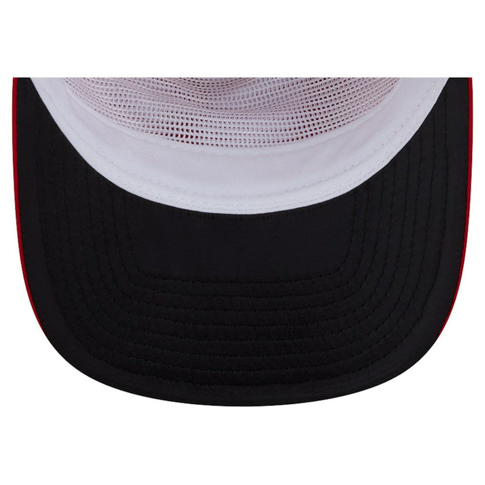 San Francisco 49ers New Era Patch 19TWENTY Adjustable Hat - Scarlet/White outlet