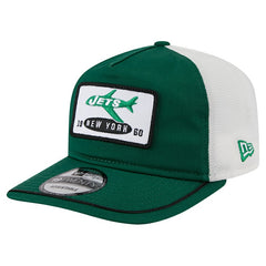 New York Jets New Era Patch 19TWENTY Adjustable Hat - Green/White sale