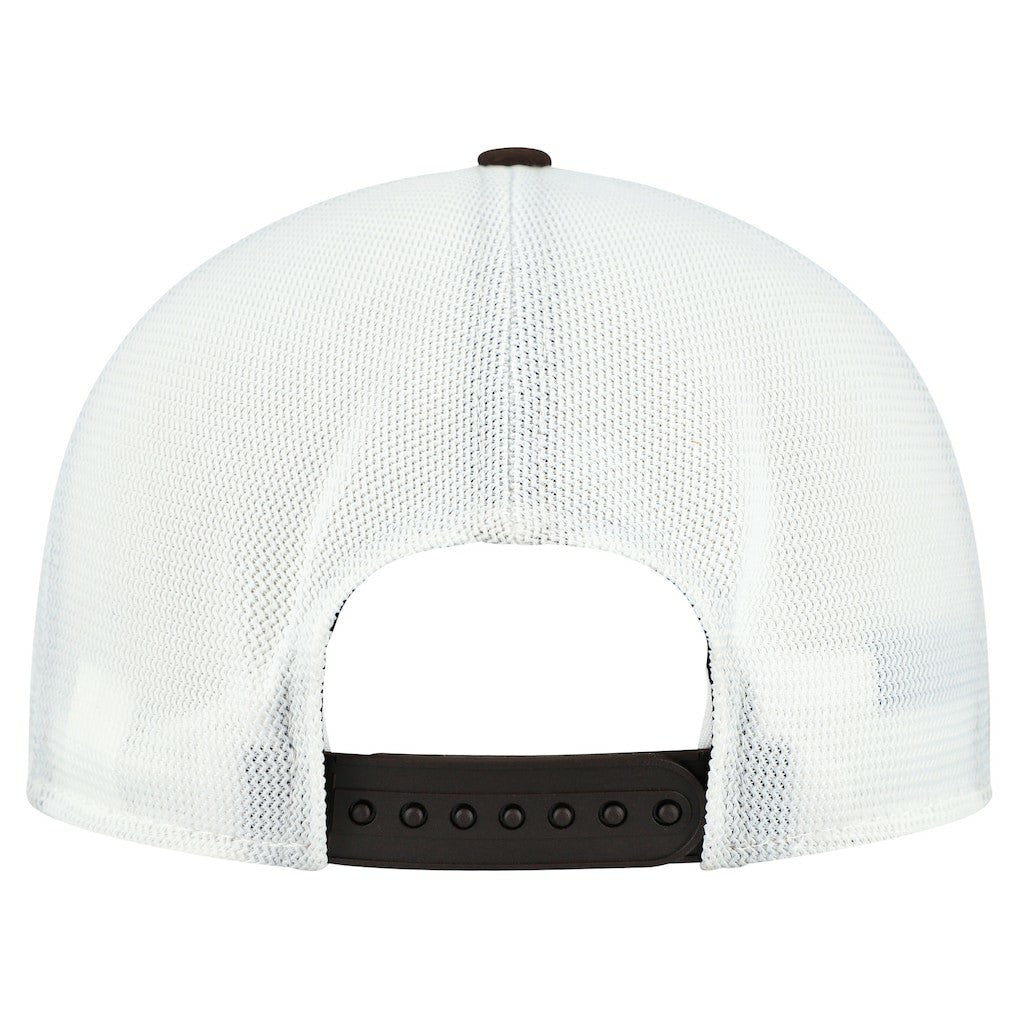 Cleveland Browns New Era Patch 19TWENTY Adjustable Hat - Brown/White online
