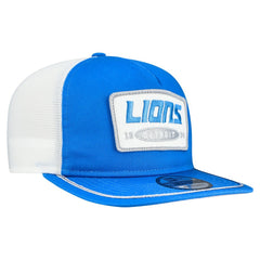 Detroit Lions New Era Patch 19TWENTY Adjustable Hat - Blue/White for sale