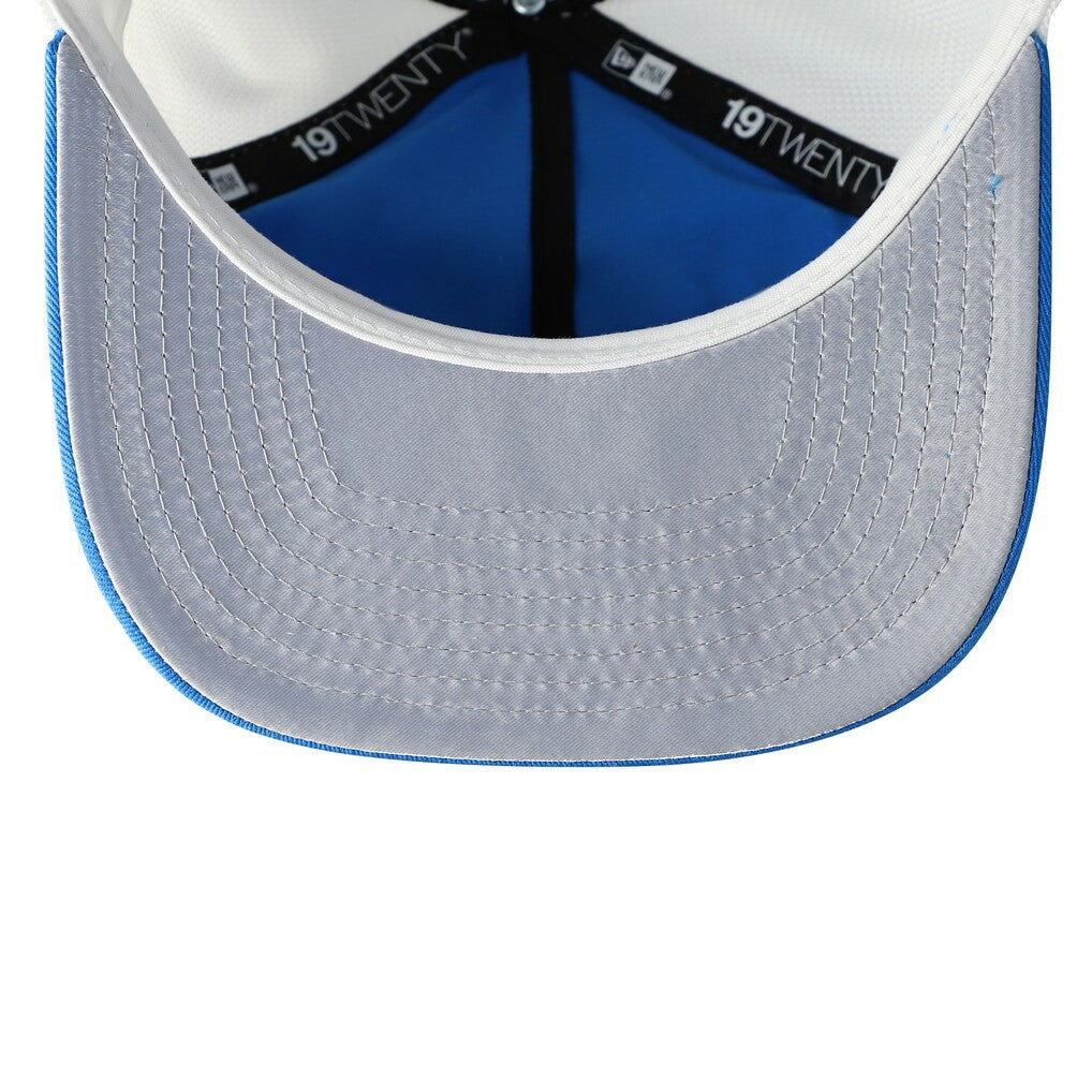 Detroit Lions New Era Patch 19TWENTY Adjustable Hat - Blue/White for sale
