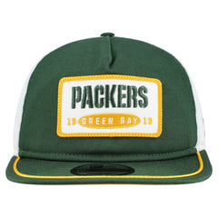 Green Bay Packers New Era Patch 19TWENTY Adjustable Hat - Green/White for sale