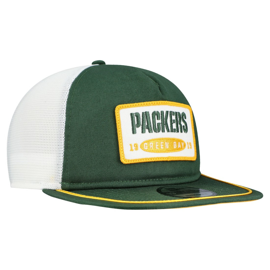 Green Bay Packers New Era Patch 19TWENTY Adjustable Hat - Green/White for sale