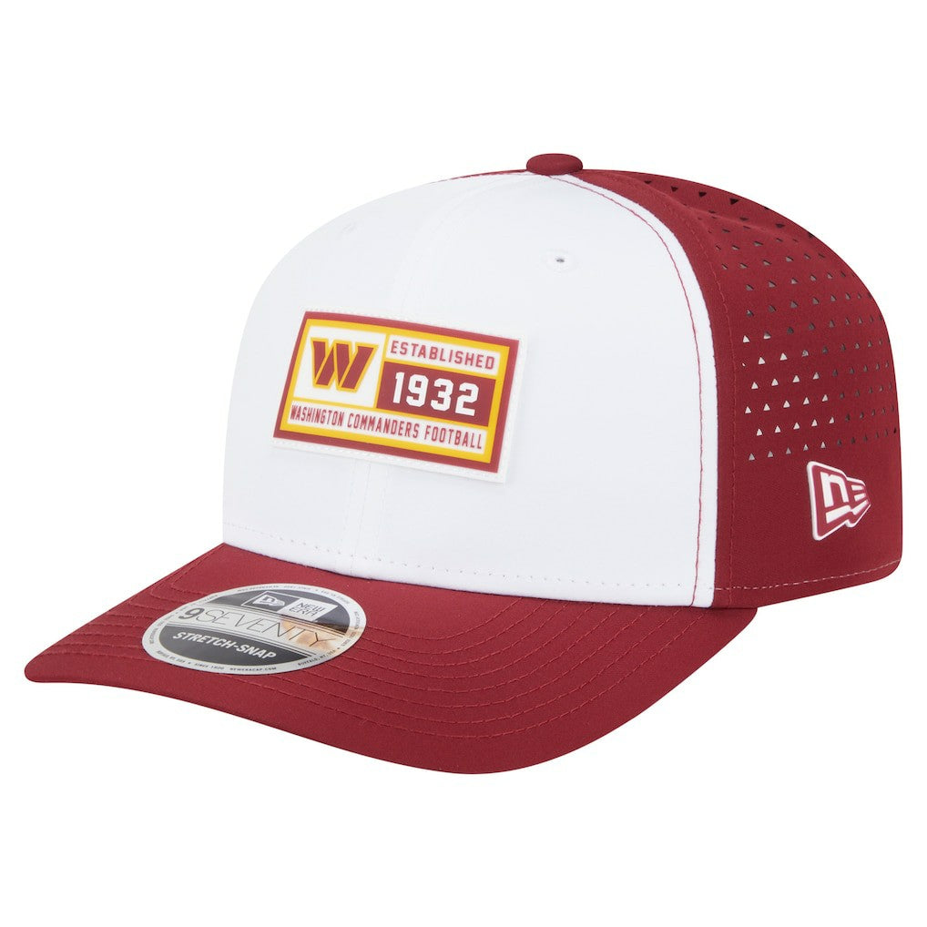 Washington Commanders New Era Established Patch 9SEVENTY Adjustable Hat - White/Burgundy discount