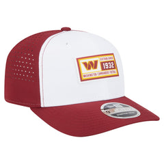 Washington Commanders New Era Established Patch 9SEVENTY Adjustable Hat - White/Burgundy discount