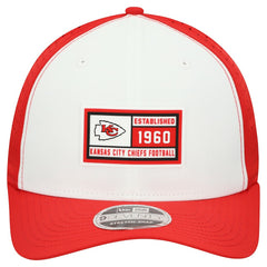 Kansas City Chiefs New Era Established Patch 9SEVENTY Adjustable Hat - White/Red sale