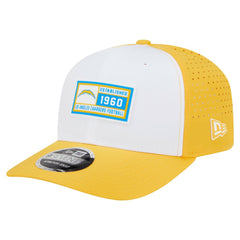 Los Angeles Chargers New Era Established Patch 9SEVENTY Adjustable Hat - White/Gold outlet