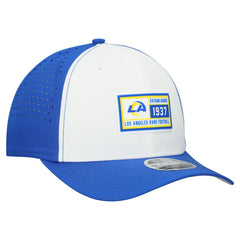 Los Angeles Rams New Era Established Patch 9SEVENTY Adjustable Hat - White/Royal for sale