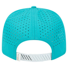 Miami Dolphins New Era Established Patch 9SEVENTY Adjustable Hat - White/Aqua cheap