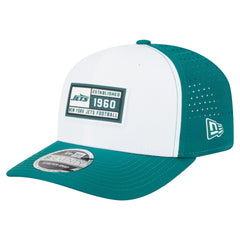 New York Jets New Era Established Patch 9SEVENTY Adjustable Hat - White/Green cheap