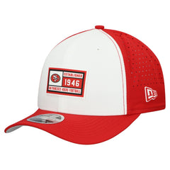 San Francisco 49ers New Era Established Patch 9SEVENTY Adjustable Hat - White/Scarlet online