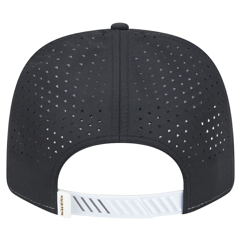 Baltimore Ravens New Era Established Patch 9SEVENTY Adjustable Hat - White/Black outlet