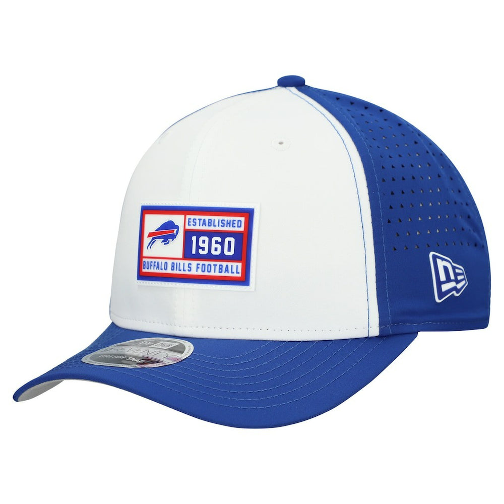 Buffalo Bills New Era Established Patch 9SEVENTY Adjustable Hat - White/Royal sale