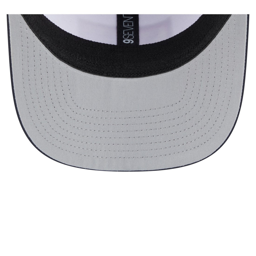 Houston Texans New Era Established Patch 9SEVENTY Adjustable Hat - White/Navy cheap