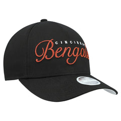 Cincinnati Bengals New Era Women's Metallic 9FORTY M-Crown A-Frame Adjustable Hat - Black online
